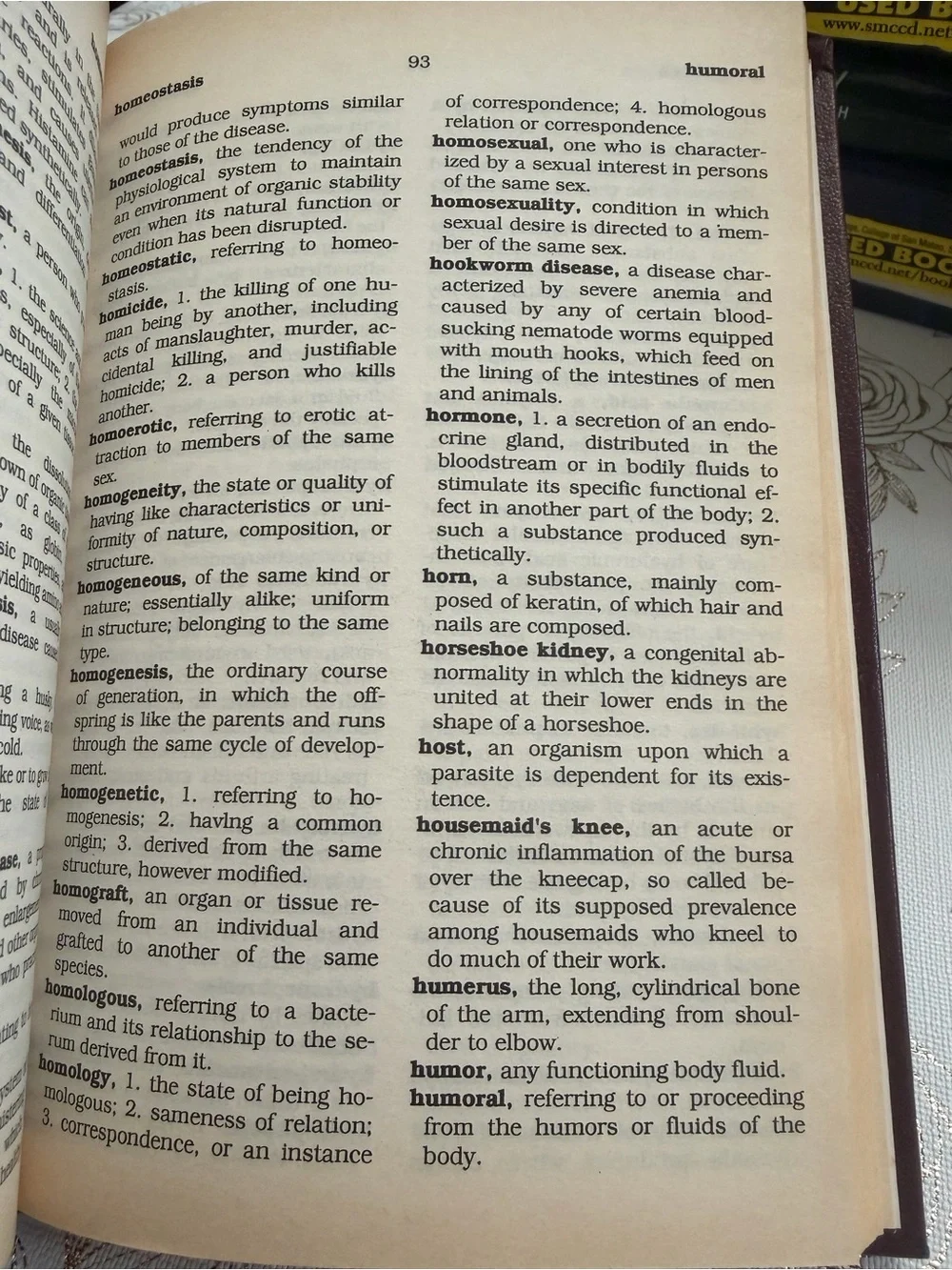 Webster's Medical Dictionary (Hardcover, 1992, PMC Publishing)